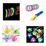 Kit Festa Neon-100 Pulseiras De Neon+20 Colares Piscas Test.