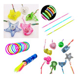 Kit Festa Neon-100 Pulseiras De Neon+20 Colares Piscas Test.