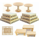 Kit Festa Provençal Arabesco Torneado Mdf