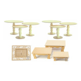 Kit Festa Provençal Torneado Arabesco Mdf