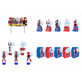 Kit Festa Spidey 16 Peças (5 Pessoas) Cone Milk