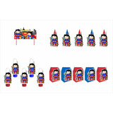 Kit Festa Superman Baby 16 Peças (5 Pessoas) Cone Milk