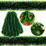 Kit Festão Grosso Cheio Dois Verdes 10 Metros Decoração 20cm Cor Verde