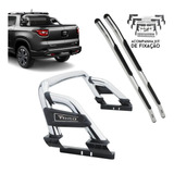 Kit Fiat Toro Santo Antonio E Estribo Cromado 2016 Até 2022