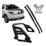 Kit Fiat Toro Santo Antonio E Estribo Preto 2016 Até 2024