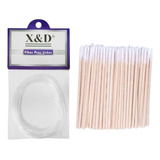 Kit Fibra De Vidro 2mt + 100 Palitos De Algodão Unha Em Gel