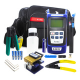 Kit Fibra Óptica Clivador Caneta Laser Localiziador De Falha