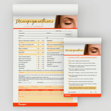 Kit Ficha Anamnese Micropigmentação + Bloco Cuidados Cliente