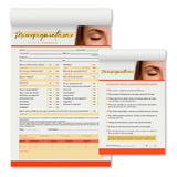 Kit Ficha Anamnese Micropigmentação + Bloco Cuidados Cliente