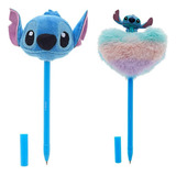 Kit Fiesta! Stitch Da Disney - Canetas Especiais De Pelúcia