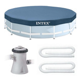 Kit Filtro 1.250 Litros/hora + Capa 305 Estrutural Intex