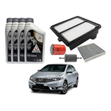 Kit Filtro Ar Combustivel Cabine Honda City 1.5 2011