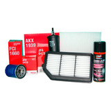 Kit Filtro Ar Cond De Motor Oleo Combustível Honda Fit 2016