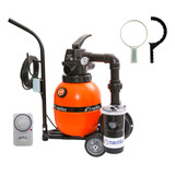 Kit Filtro Bomba Carrinho Portátil Piscina Até 16000l F300p