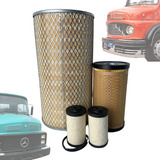 Kit Filtro De Ar Óleo Combustível Mb 1113 1313 2013 2213 