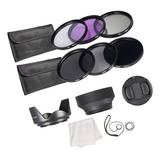 Kit Filtro De Lente Andoer 58mm Uv+cpl+fld+nd (nd2 Nd4 Nd8)