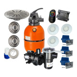 Kit Filtro F350 Moto Bomba 1/3 Cv 29.000 L Nautilus Completo
