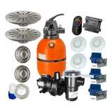 Kit Filtro F350 Moto Bomba 1/3 Cv Completo Nautilus L 29.000