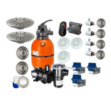Kit Filtro F350 Moto Bomba 1/3 Cv Nautilus 29.000l + 4 Hidro