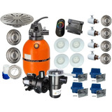 Kit Filtro F350 Moto Bomba 1/3 Cv Nautilus 29.000l + 4 Hidro