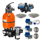 Kit Filtro F350 Moto Bomba 1/3 Cv Nautilus Completo 29.000 L