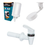 Kit Filtro Vela Tripla Ação + Boia + Torneira Branca Cromada