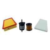 Kit Filtros Ar / Oleo E Combust E Cabine Citroen C4 2.0 16v
