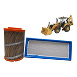 Kit Filtros De Cabine Retroescavadeira Caterpillar 416f2 H