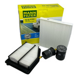 Kit Filtros Mann Óleo Ar Combustível Honda Civic Ix 1.8 2.0