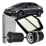Kit Filtros Para Honda Civic G9 1.8 2.0 2013 2014 2015 2016