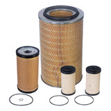 Kit Filtros Trator 6200 Turbo Om352 1986/em Diante