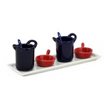 Kit Finger Food Mini Porcelana Para Buffet Entrada 7 Peças 
