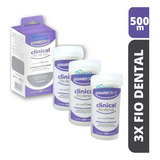 Kit Fio Dental Profissional Powerdent - 3 X 500m