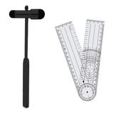 Kit Fisioterapia Goniômetro Grande + Martelo De Buck