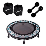 Kit Fit Mini Jump + Par De Halter 1kg + Par De Caneleira 1kg