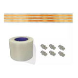 Kit Fita Elétrica Eletrofita 3 Pistas 5 Metros 750v 15a