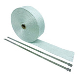 Kit Fita Manta Térmica Metal Escapamento 15m 6 Abraçadeira