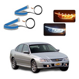 Kit Fitas Led Drl Farol + Seta 12v 45cm Omega 2004 2005