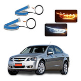 Kit Fitas Led Drl Farol + Seta 12v 45cm Omega 2011 2012