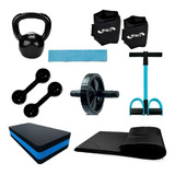 Kit Fitness Treino Em Casa Completo
