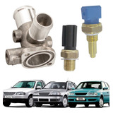 Kit Flange Conector Cabeçote+sensor Santana C/ar Vc132 10mm