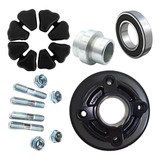 Kit Flange Da Roda Suporte Coroa Fan Titan 160 2016 Até 2022