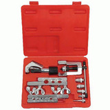 Kit Flangeador E Alargador De Tubos De Cobre Plástico + Case
