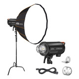 Kit Flash Godox Qt600iii 600w 5600k