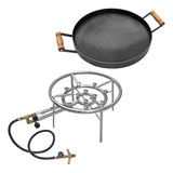 Kit Fogareiro Zincado 2 Em 1 35cm E Disco Arado Borda 38cm 