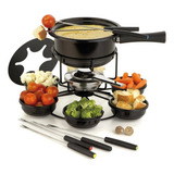 Kit Fondue Completo Aço Inox 16 Peças Carroussel Viena