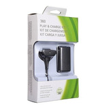 Kit Fonte E Carregador P/ Controle Xbox 360 Cabo Usb