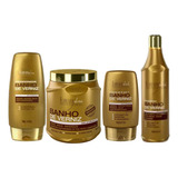 Kit Forever Liss Banho De Verniz Grande - 4 Peças Original!