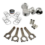 Kit Forjado Ap 1.8: Pistão C/ Pinos/travas/anel/biela 1200cv