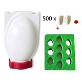 Kit Forma Blister Descartável P/ Óvulos Laboratorio 500 Unid Cor Vermelho